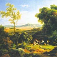 Paysage inspiré de la vie de Frascati