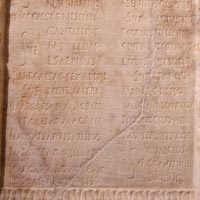 Frammento del calendario romano